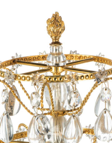 A PAIR OF ORMOLU-MOUNTED ROCK CRYSTAL AND CUT-CRYSTAL FIVE-LIGHT CANDELABRA - photo 8