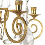A PAIR OF ORMOLU-MOUNTED ROCK CRYSTAL AND CUT-CRYSTAL FIVE-LIGHT CANDELABRA - photo 9