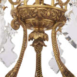 A PAIR OF LOUIS XVI-STYLE GILT-BRONZE AND CUT-GLASS EIGHTEEN-LIGHT CHANDELIERS - фото 7