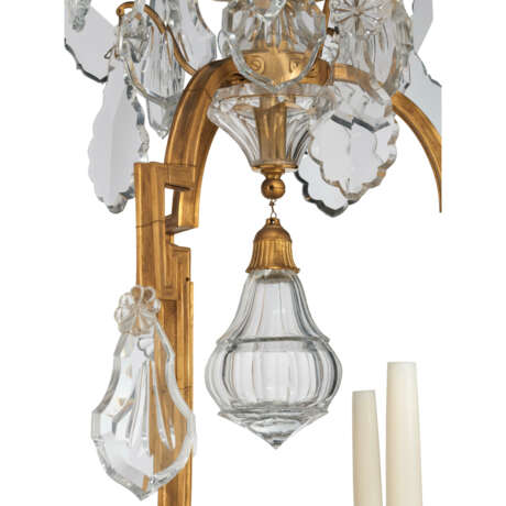 A LOUIS XV-STYLE GILT-BRONZE AND CUT-GLASS EIGHT-LIGHT CHANDELIER - photo 4
