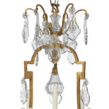 A LOUIS XV-STYLE GILT-BRONZE AND CUT-GLASS EIGHT-LIGHT CHANDELIER - фото 6