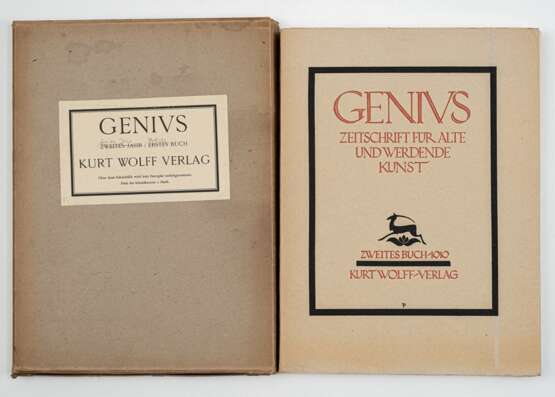 Genius - Zeitschrift für alte und werdende Kunst" - Foto 13