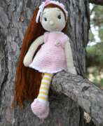Hand-knitted. кукла Фрея