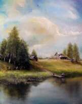 у пруда / by the pond / у пруда / by the pond /