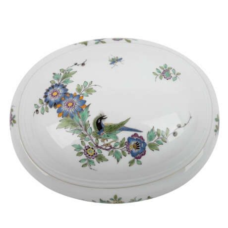 MEISSEN 3 pieces 'Indian rock, flower and bird painting', 2nd choice, 20th c. - photo 4
