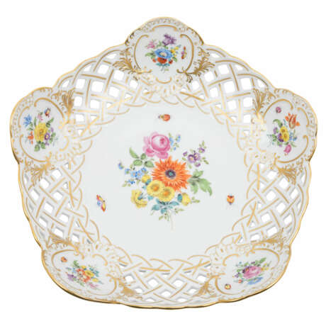 MEISSEN 16-piece mocha service 'Flower bouquet', 1st choice, 20th c. - фото 2