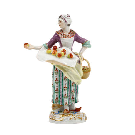 MEISSEN 'Crier with apples', 2nd choice, 20th c. - Foto 1