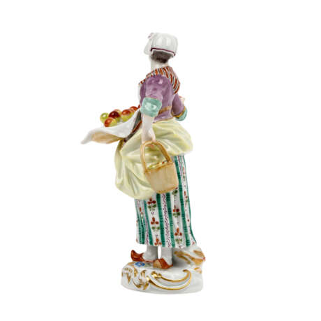 MEISSEN 'Crier with apples', 2nd choice, 20th c. - фото 2