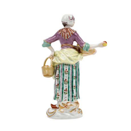 MEISSEN 'Crier with apples', 2nd choice, 20th c. - фото 3