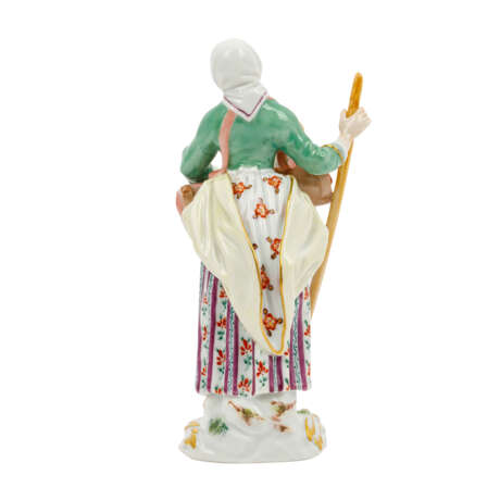 MEISSEN 'Woman with cradle', 1st choice, 20th c. - фото 3