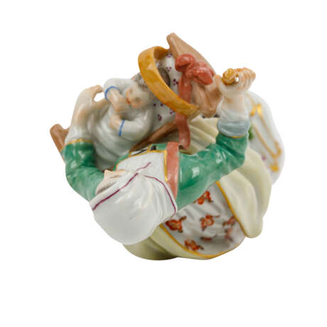 MEISSEN 'Woman with cradle', 1st choice, 20th c. - фото 5