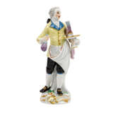 MEISSEN 'Crier with wine carafe and pastry', 1st choice, 20th c. - фото 1