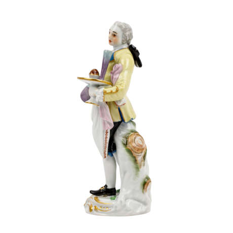 MEISSEN 'Crier with wine carafe and pastry', 1st choice, 20th c. - Foto 2