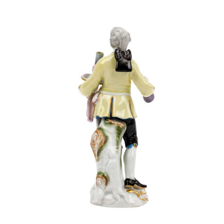 MEISSEN 'Crier with wine carafe and pastry', 1st choice, 20th c. - фото 3