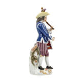 MEISSEN 'Crier with drum and flute', 1st choice, 20th c. - Foto 4