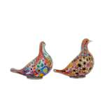 PAIR OF MURANO GLASS DOVES, - фото 4