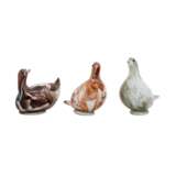 A FEW MURANO GLASS DOVES AND A DUCK, - Foto 1