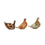 A FEW MURANO GLASS DOVES AND A DUCK, - Foto 4