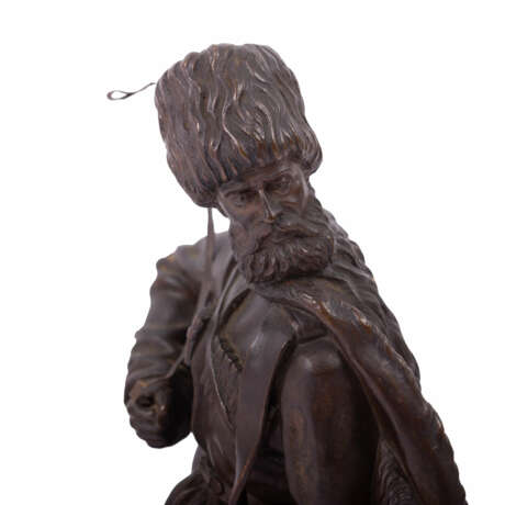 NAPS, EVGENI IVANOVICH (sculptor 19th/20th c.), "Cossack on horseback", - Foto 8