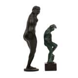 SCULPTURE 19th/20th c., 2 female nude figures after antique model, - Foto 4