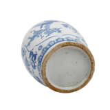 Vase made of porcelain with underglazed blue decor. CHINA, - фото 9