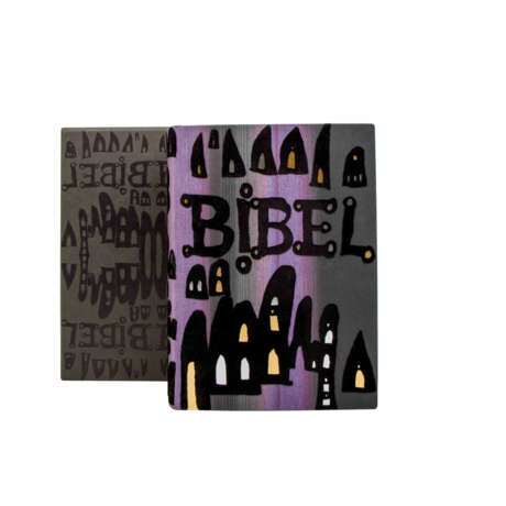 HUNDERTWASSER, FRIEDENSREICH (1928-2000) "Hundertwasser Bible" - Foto 1