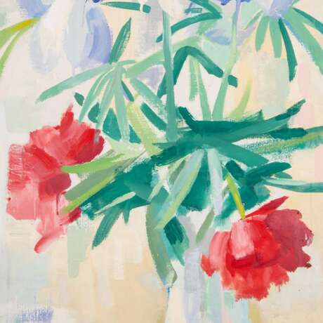 SCHAIBLE, GEORG (1907-2007) "Peonies, lupins and irises", 1956, - Foto 3
