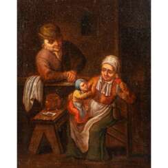 PAINTER/IN 18th century, "Peasant family in a parlor",