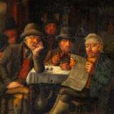 ENGLISH/R PAINTER/IN 19th c., "Reading the reform newspaper together", - photo 2