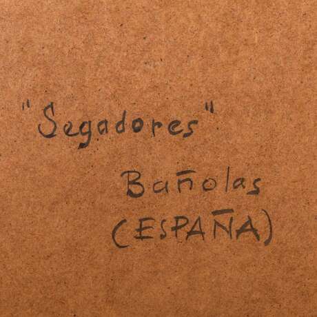 PALAU BUIXO, JUAN DE (1919-1991), "Segadores." - фото 6