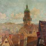 VOLBORTH, COLOMBA von (1894-?), "Stuttgart, View of the Old Town with Town Hall Tower", - Foto 3