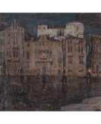 Erwin Laiblin. LAIBLIN, ERWIN (1878-?), "Venice, the Grand Canal by night",