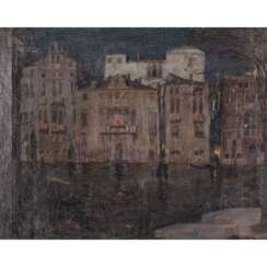 LAIBLIN, ERWIN (1878-?), "Venice, the Grand Canal by night",