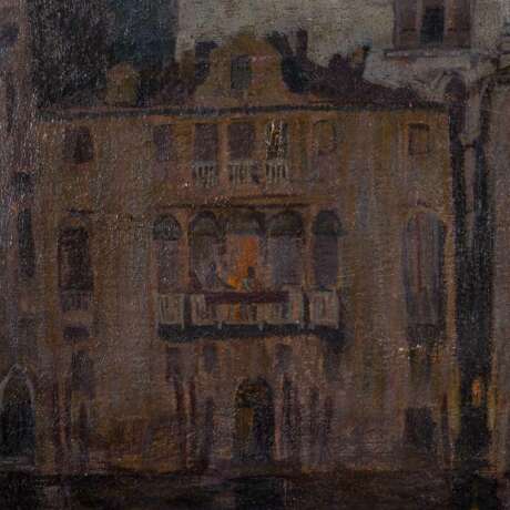LAIBLIN, ERWIN (1878-?), "Venice, the Grand Canal by night", - Foto 4