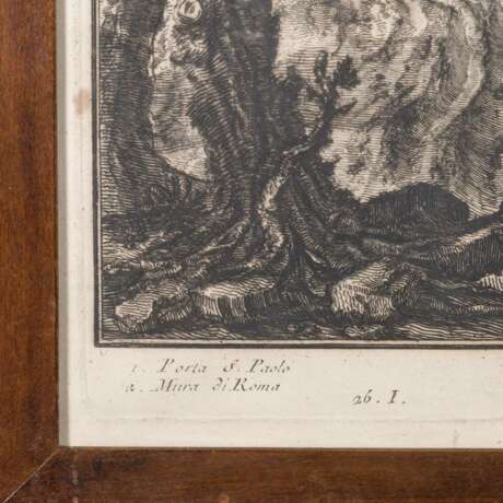 PIRANESI, GIOVANNI BATTISTA (1720-1778), "Veduta del Sepolero di Cajo Cestio", - Foto 3