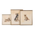 MEYER-EBERHARDT, KURT (also Curt, 1895-1977), 3 etchings: Young animals, - Prix ​​des enchères