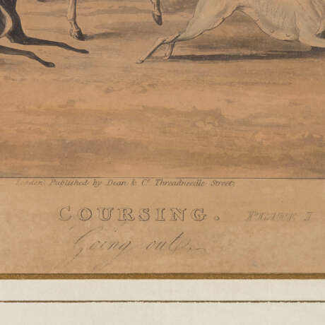 SUTHERLAND, THOMAS et al (T.S.: c. 1785-1838), 4x "Coursing" after D. Wolstenholme, - фото 9