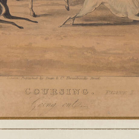 SUTHERLAND, THOMAS et al (T.S.: c. 1785-1838), 4x "Coursing" after D. Wolstenholme, - photo 9