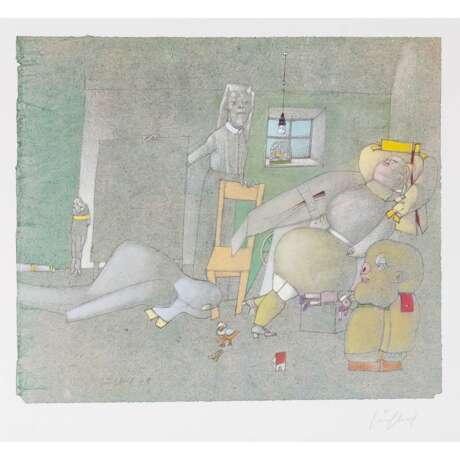 FRÖHLICH, FRITZ (1910-2001), "In the Room", - Foto 1