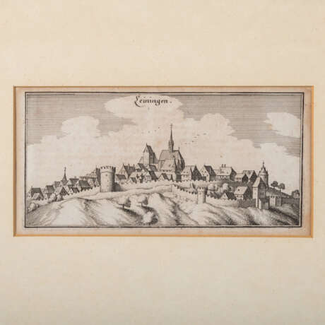 MERIAN u.a. (17./18. Jh.), 5 views of Palatinate cities, - фото 11