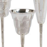 4 silver plated goblets, 20th c. - фото 2