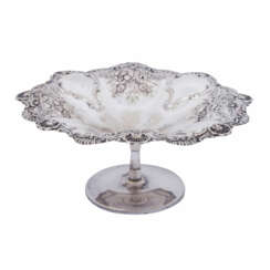 SPAIN Bidding bowl, silver plated, 20th c.