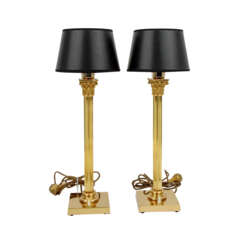 Pair of elegant table lamps.