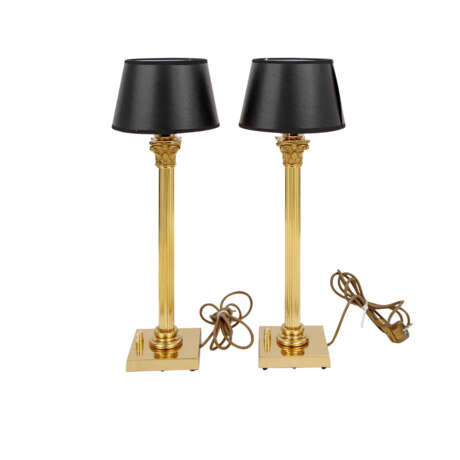 Pair of elegant table lamps. - фото 2