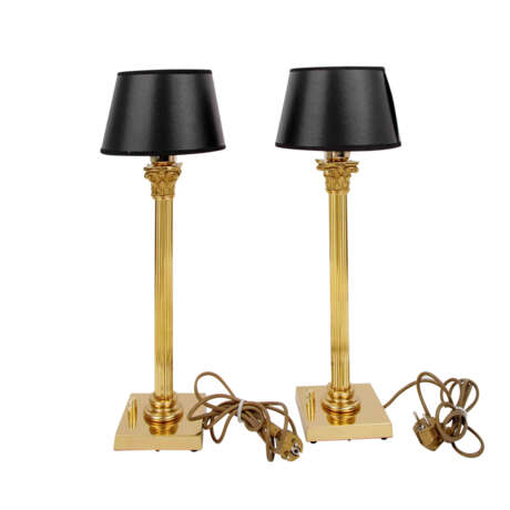 Pair of elegant table lamps. - фото 4
