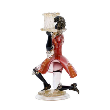 Two-flame MURANO candlestick, 20th c., - photo 2