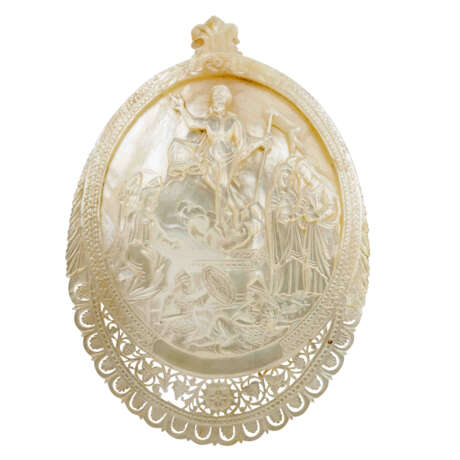 Mother of pearl carving 'Resurrection of Christ', 1950-1970. - Foto 1