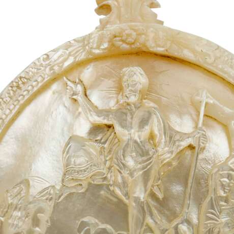 Mother of pearl carving 'Resurrection of Christ', 1950-1970. - photo 2