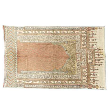 Wall hanging made of silk fabric, around 1900, 174x92 cm, - photo 4