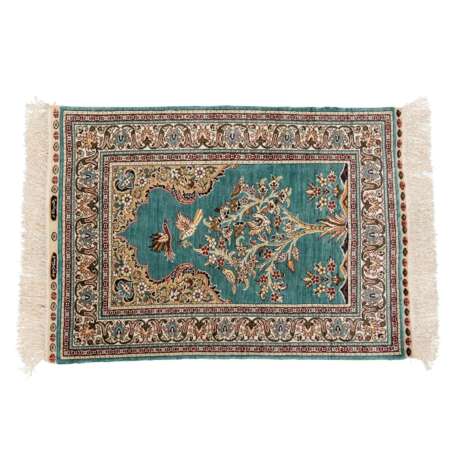 Oriental silk carpet. ISTANBUL-CINAR, 1990s, 76x56 cm. - photo 1